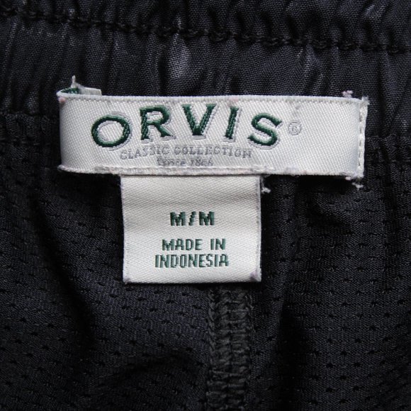Orvis Black Embossed Black Rose Pull-On Skort ~M~ - Picture 7 of 10